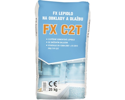 Lepidlo na obklady a dlažbu FX C2T mrazuvzdorné 25 kg