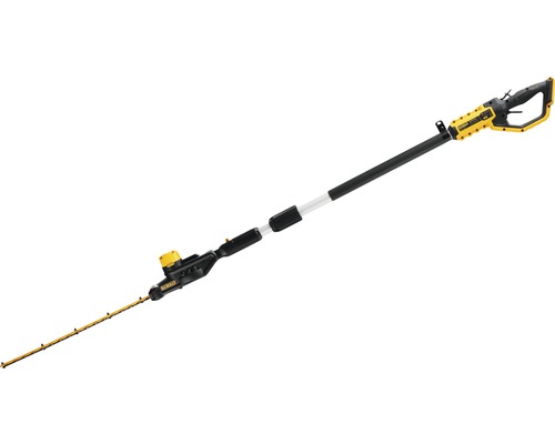 Akumulátorové nůžky na živý plot DeWalt s teleskopickou tyčí