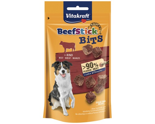 Pamlsek pro psy, salámové kousky Vitakraft Beef-Stick®, 40 g Balení pamlsků pro psy Vitakraft Beefstick Bits