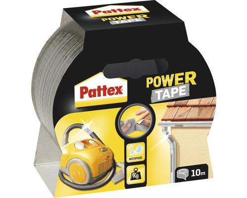 Opravná páska PATTEX POWER TAPE stříbrná 50 mm x 10 m Role Pattex Power Tape, deset metrů