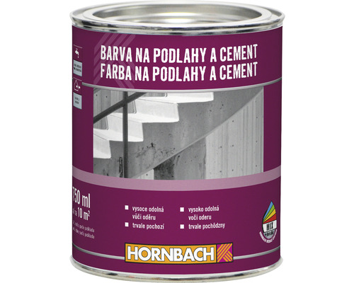 Barva na podlahy a cement HORNBACH 0,75 l RAL7024 grafitově šedá