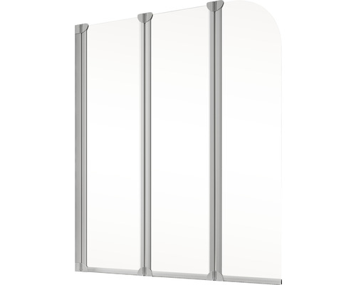 Skleněná sprchová zástěna s kovovým rámem