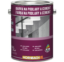 Barva na podlahy a cement HORNBACH 2,5 l RAL 7001 stříbrno-šedá-thumb-0