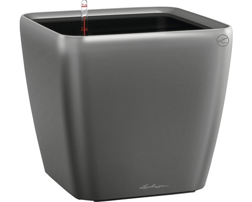 Čtvercový květináč s ukazatelem hladiny vody