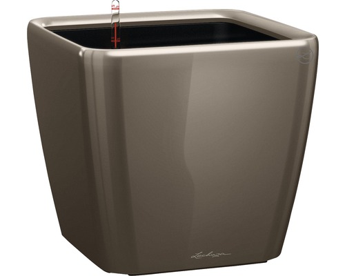 Čtvercový květináč s ukazatelem hladiny vody