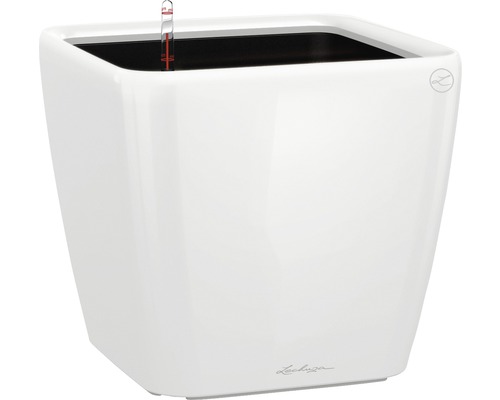 Čtvercový květináč s ukazatelem hladiny vody