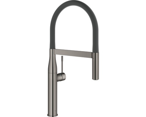 Dřezová baterie s flexibilním ramenem GROHE Essence hard graphite 30294A00