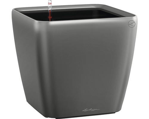 Čtvercový květináč s ukazatelem hladiny vody