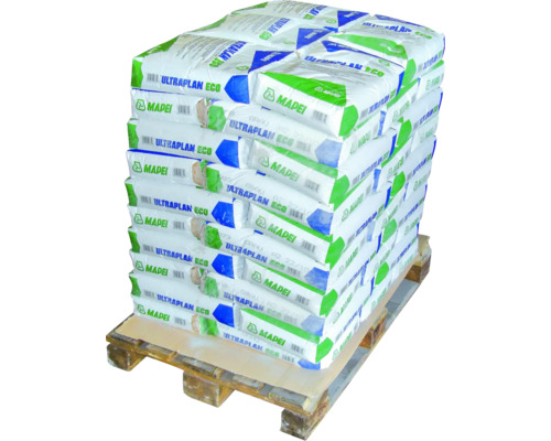 Paleta pytlů nivelační hmoty Mapei Ultraplan Eco