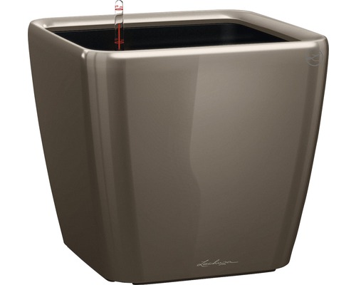 Čtvercový květináč s ukazatelem hladiny vody