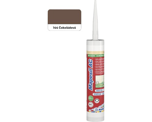 Sanitární silikon MAPEI Mapesil 310 ml AC 144 čokoládová