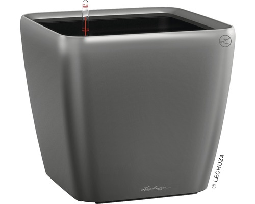 Čtvercový květináč s ukazatelem hladiny vody