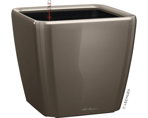 Čtvercový květináč s ukazatelem hladiny vody