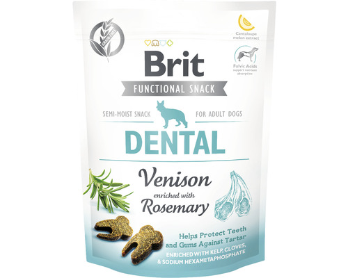 Pamlsky pro psy Brit Care Dog Functional Snack Dental Venison 150 g