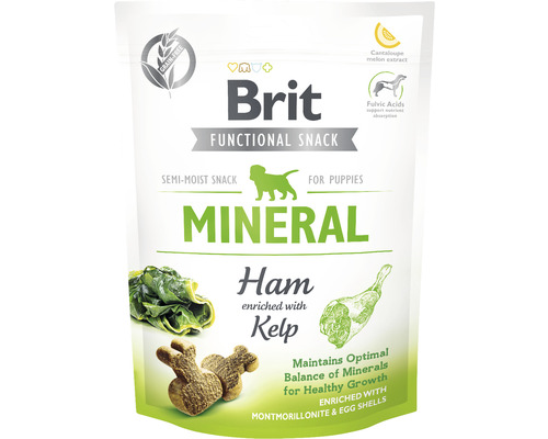 Pamlsky pro štěňata Brit Care Dog Functional Snack Mineral Ham for Puppies 150 g