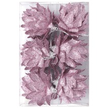 Sada dekorativních třpytivých květin k zavěšení