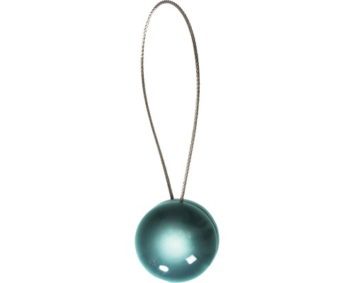 Spona dekorativní Pearls modrá kov 2 ks