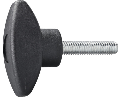 Šroub s motýlkovou hlavou se závitem