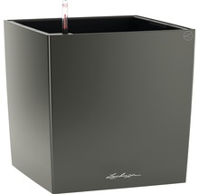 Čtvercový květináč se zavlažovacím systémem a ukazatelem hladiny vody