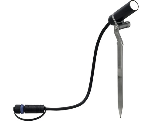 Zahradní bodové svítidlo se zemním hrotem a kabelem