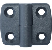 Plastový závěs se čtyřmi otvory pro upevnění