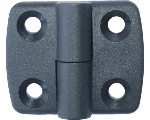 Závěs plastový vyvěšení vlevo 30x30mm šedý 20 kusů