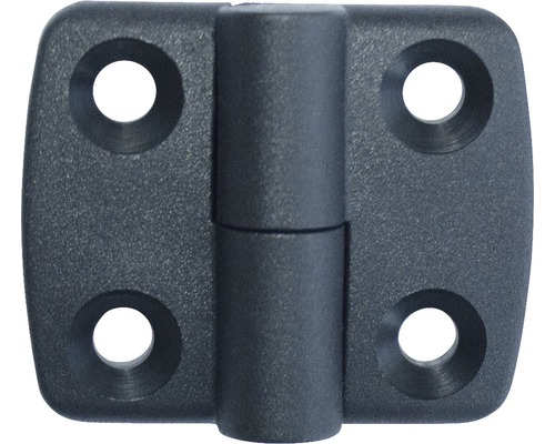Závěs plastový vyvěšení vpravo 30x30mm šedý 20 kusů
