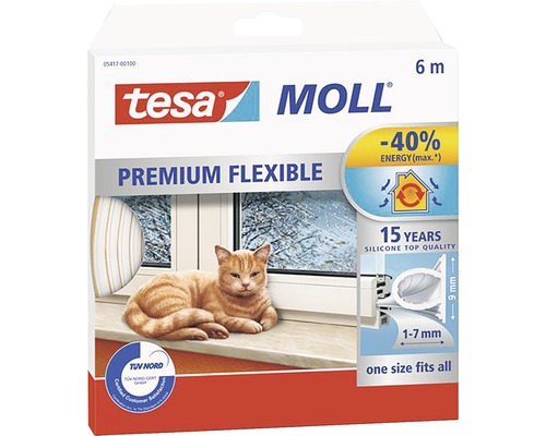 Těsnicí páska Tesa Moll Premium Flexible, balení 6 metrů