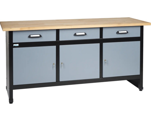 Pracovní stůl Küpper 1700x840x600 mm, 3 zásuvky Pracovní stůl Küpper 1700x840x600 mm, 3 zásuvky