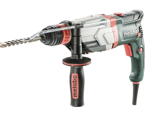 Vrtací kladivo Metabo s vrtákem a přídavnou rukojetí