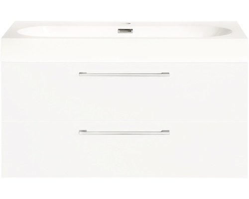 Souprava koupelnového nábytku Somero lesklá bílá 80x57 cm