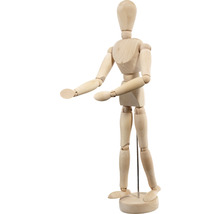 Model lidského těla, dřevo 30 cm-thumb-2