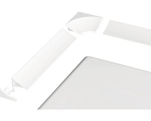 Vanová krycí lišta RAVAK 11/2000 White XB462000001 Rohové spojky z plastu pro pracovní desky