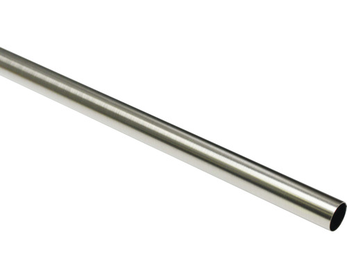 Záclonová tyč Chicago délka 120 cm Ø 20 mm vzhled nerezová ocel