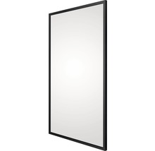 Zrcadlo do koupelny v rámu 65 x 60 cm černé-thumb-0