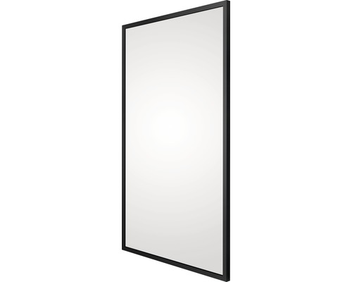 Zrcadlo do koupelny v rámu 65 x 60 cm černé