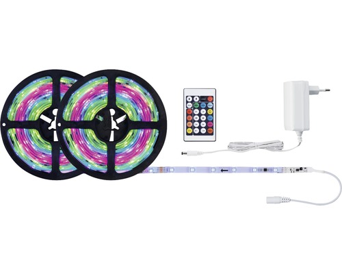 Sada LED pásků se dálkovým ovládáním a napájecím adaptérem