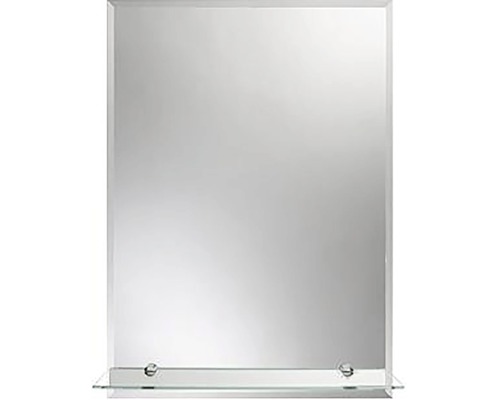 Zrcadlo do koupelny s poličkou Milano 70 x 50 cm