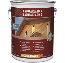 Lazura na dřevo Hornbach Klasik S dub 5 + 1 l