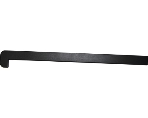 Boční krytka k parapetu Polyform 200 x 190 mm, černá, 2 ks