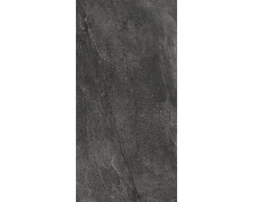 Tmavá podlahová dlaždice s kamenným vzorem