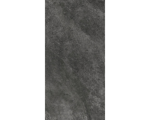 Tmavě šedá podlahová dlaždice se vzhledem mramoru