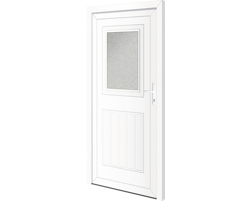 Plastové vchodové dveře vedlejší Arkansas 98x198 cm P bílé