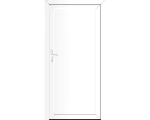 Bílé dveře s klikou