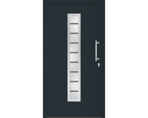 Vchodové dveře s vertikálním prosklením