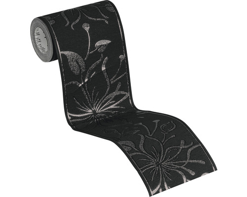 Tapetová bordura s květinovým vzorem na roli