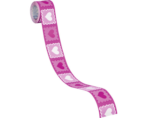 Dekorativní lepicí páska se vzorem srdce