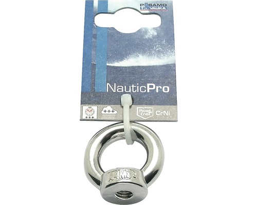 Šroub s okem NauticPro z chromniklové oceli