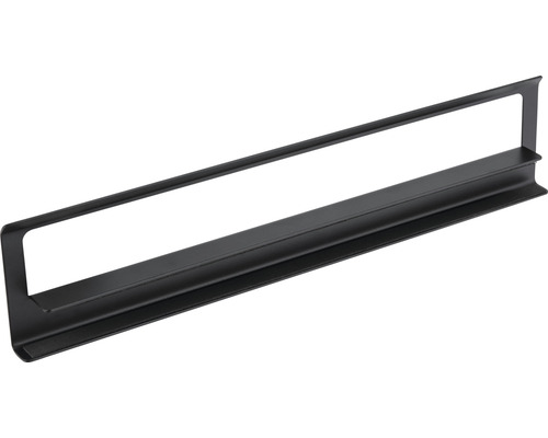 Černá nástěnná police