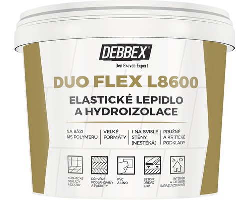 Elastické lepidlo na podlahy elastické a hydroizolace DUO FLEX L8600 5 kg
